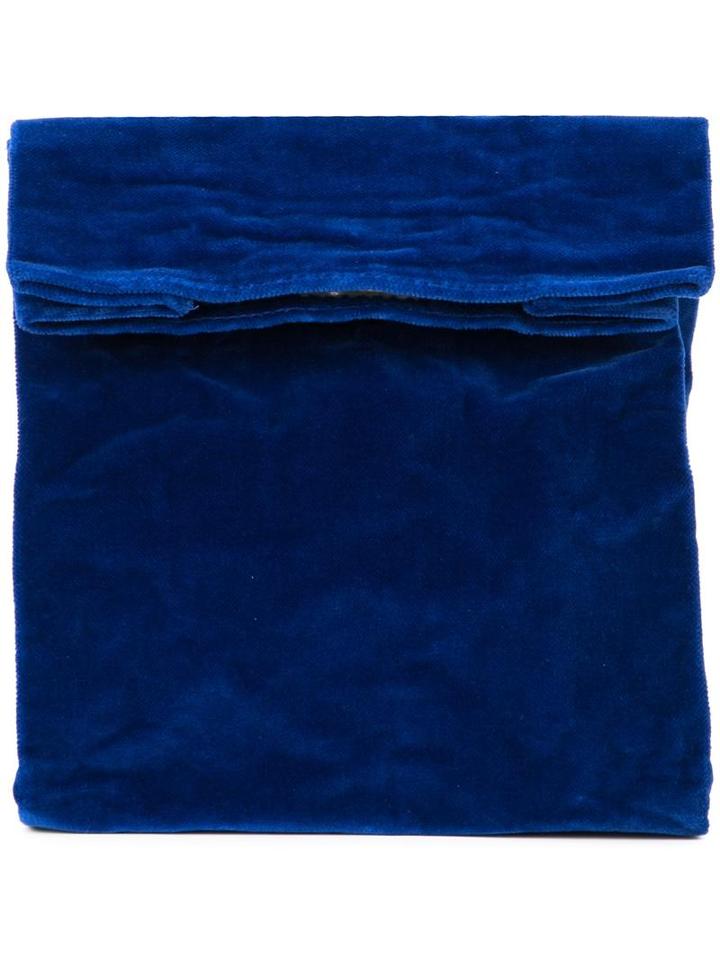 Zilla Medium 'lunch' Clutch, Women's, Blue, Velvet