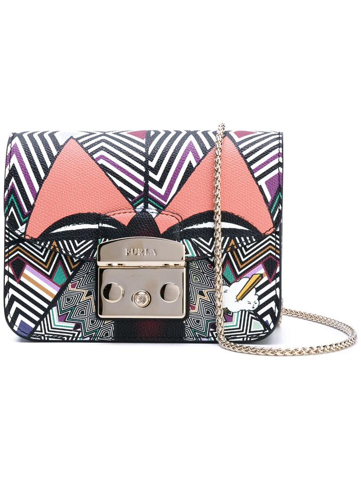 Furla - Printed Shoulder Bag - Women - Leather - One Size, Leather
