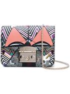 Furla - Printed Shoulder Bag - Women - Leather - One Size, Leather