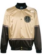 Astrid Andersen - Gold-tone Bomber Jacket - Men - Polyester - M, Nude/neutrals, Polyester