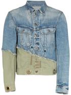 Greg Lauren 50/50 Fitted Jacket - Blue