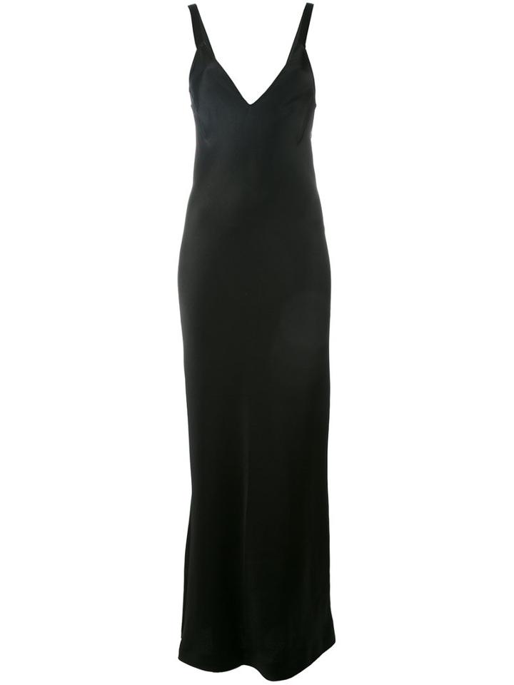 Haider Ackermann - Strappy Maxi Dress - Women - Silk/acetate/rayon - 38, Black, Silk/acetate/rayon