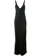 Haider Ackermann - Strappy Maxi Dress - Women - Silk/acetate/rayon - 38, Black, Silk/acetate/rayon