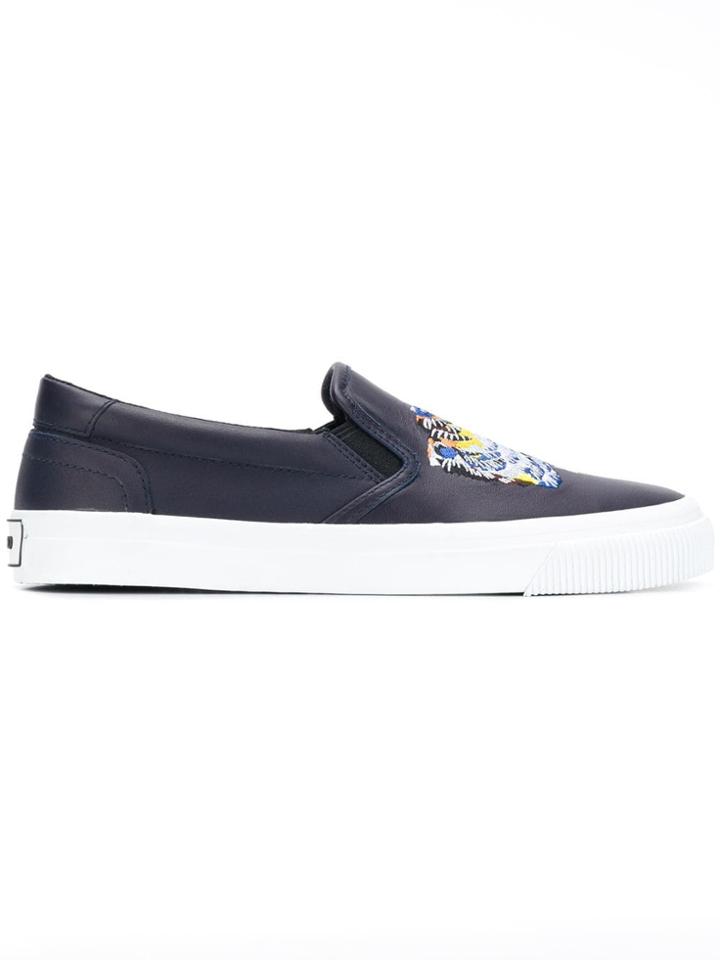 Kenzo Tiger Head Sneakers - Blue