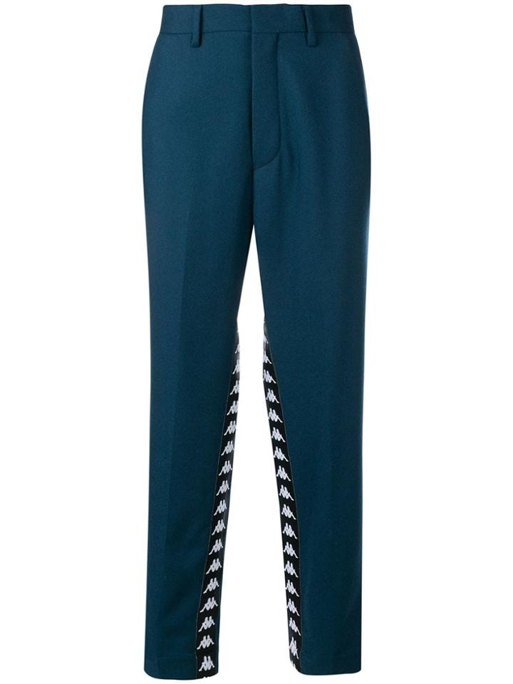 Kappa Logo Tailored Trousers - Blue