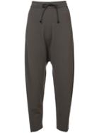Isabel Benenato Dropped Crotch Track Pants - Grey