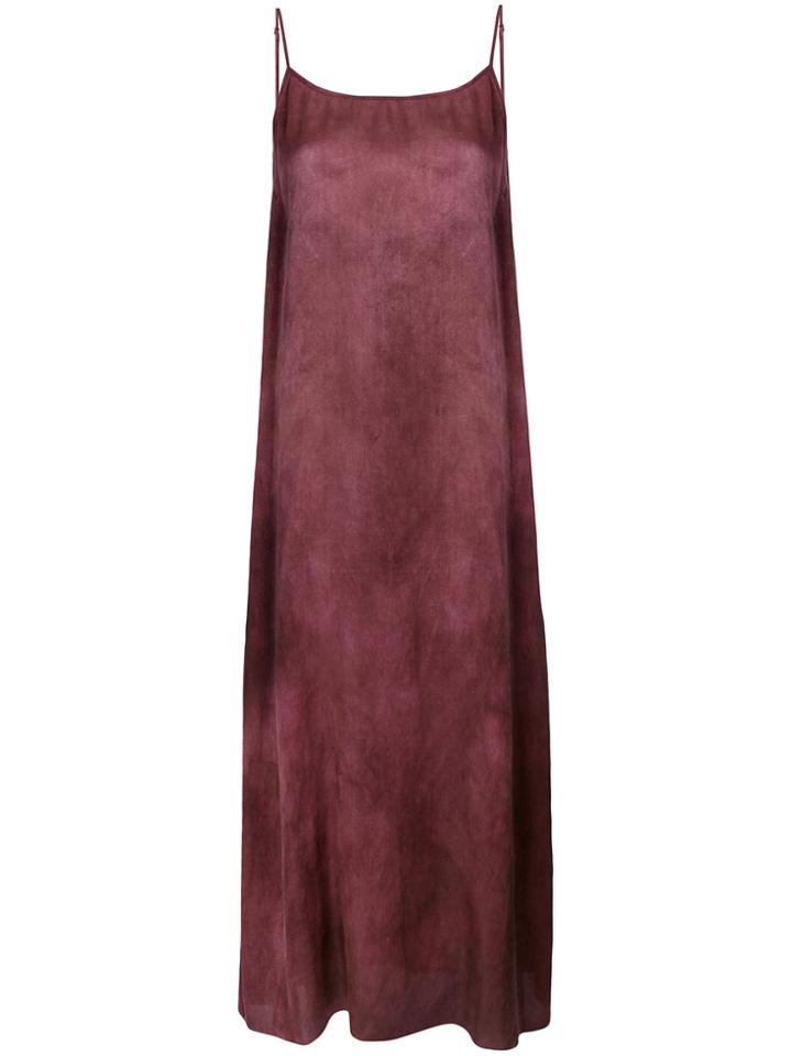 Uma Wang Tie Dye Slip Dress - Red