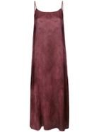 Uma Wang Tie Dye Slip Dress - Red