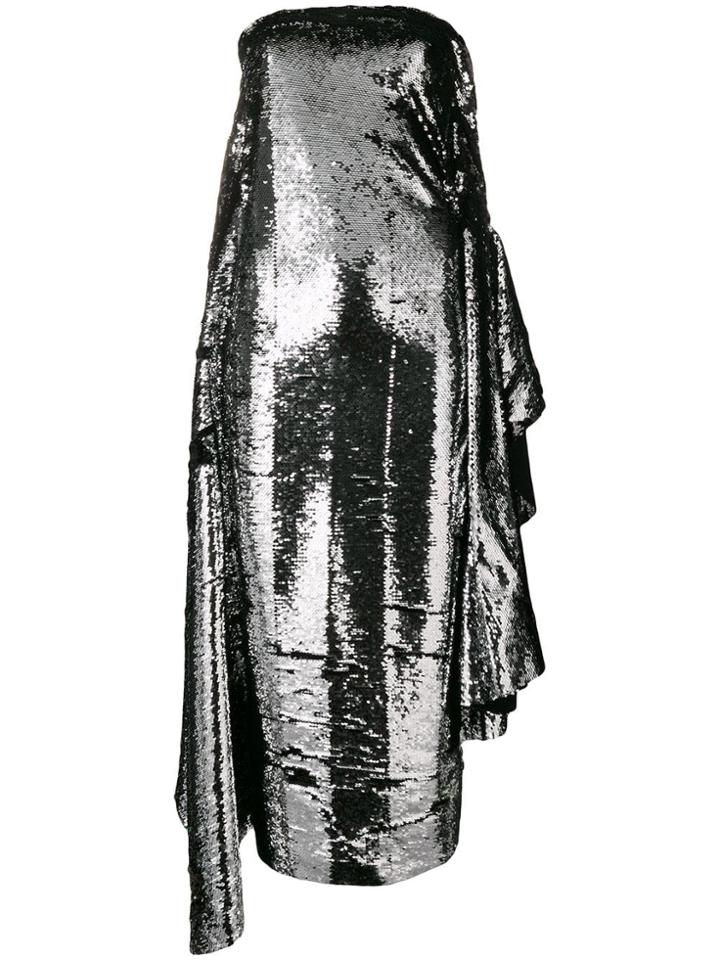 Paula Knorr Sequin Embellished Dress - Metallic