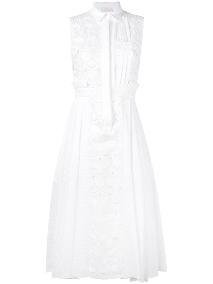 Capucci Embroidered Dress - White