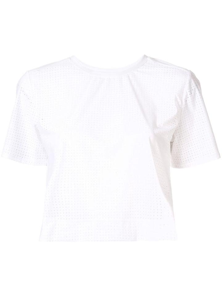 The Upside Perforated T-shirt - White