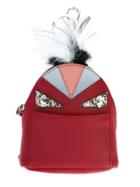 Fendi Bag Bugs Backpack Bag Charm - Red