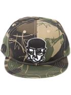 Haculla Camouflage Print Face Cap, Adult Unisex, Green, Cotton
