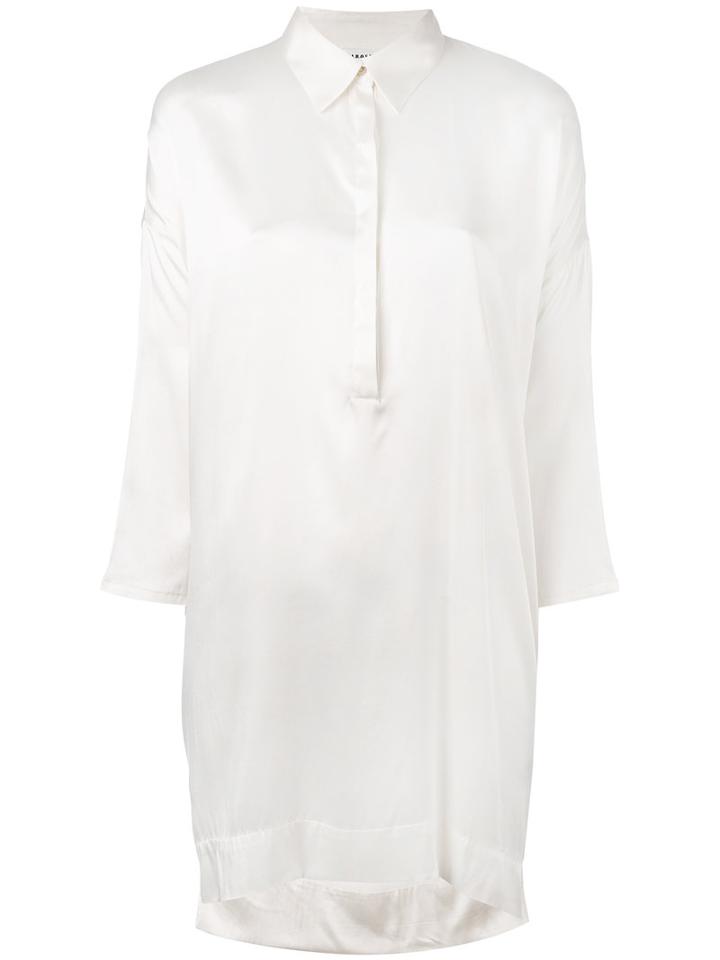 Tunic Shirt - Women - Silk/spandex/elastane - L, White, Silk/spandex/elastane, P.a.r.o.s.h.
