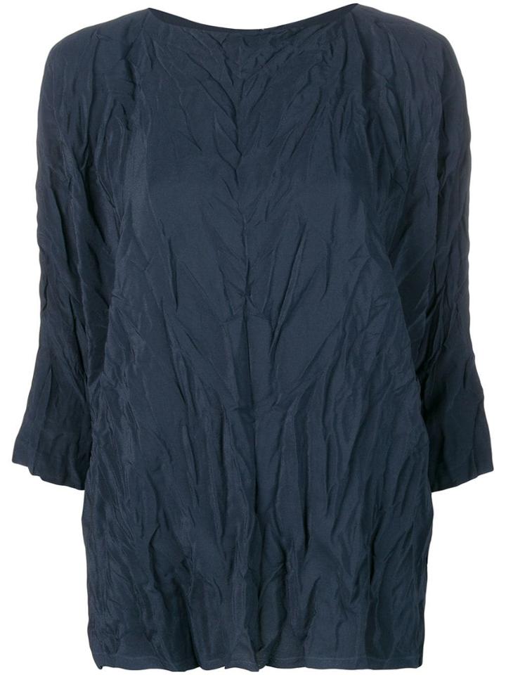 Daniela Gregis Wrinkled Effect Blouse - Blue