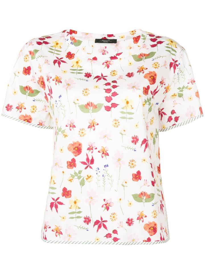 Weekend Max Mara Palo Printed Top - White