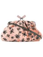 Jamin Puech Embellished Bugs Clutch - Pink & Purple