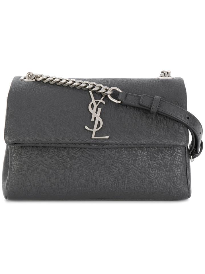 Saint Laurent Small Grain De Poudre West Hollywood Bag - Grey