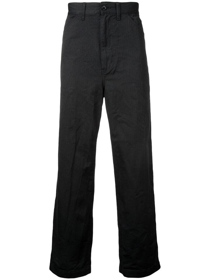 Junya Watanabe Comme Des Garçons Man - Straight Trousers - Men - Cotton/polyester - S, Black, Cotton/polyester