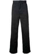 Junya Watanabe Comme Des Garçons Man - Straight Trousers - Men - Cotton/polyester - S, Black, Cotton/polyester