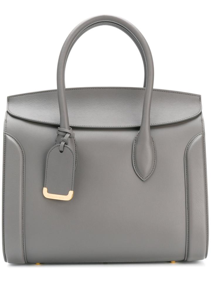 Alexander Mcqueen Heroine Tote - Grey