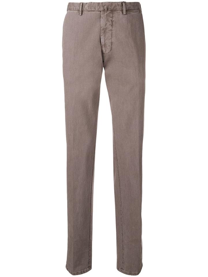 Dell'oglio Classic Tailored Trousers - Neutrals