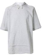 Marni Short Sleeve Hoodie, Men's, Size: 52, Grey, Cotton