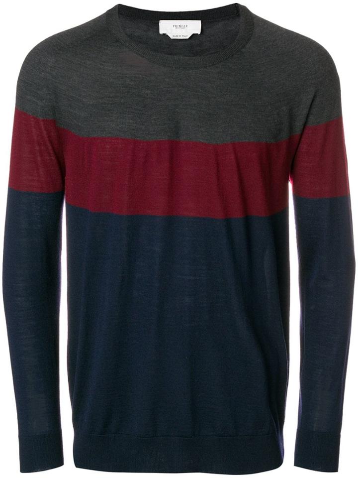 Pringle Of Scotland Colour-block Sweater - Grey