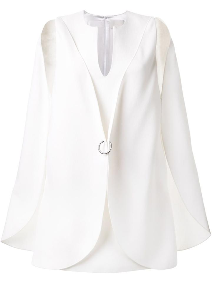 Dion Lee Circle Cape Dress - White
