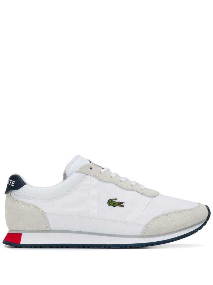 Lacoste Panelled Sneakers - White