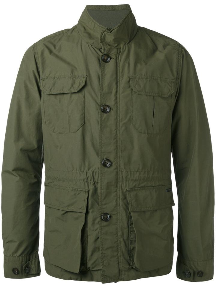 Woolrich - Bomber Jacket - Men - Cotton/polyamide/polyester - Xl, Green, Cotton/polyamide/polyester