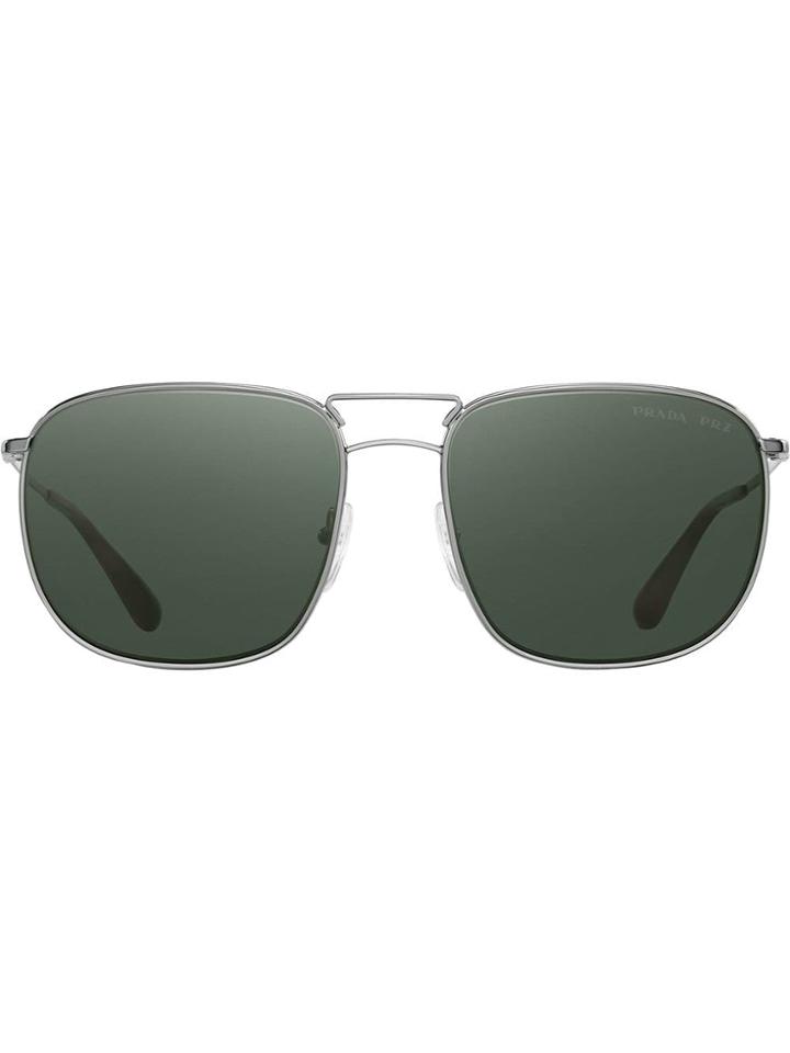 Prada Polarized Square Sunglasses - Grey