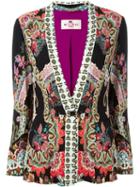 Etro Floral Print Fitted Jacket