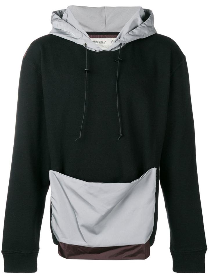 A-cold-wall* Panel Colour Block Hoodie - Black
