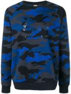 Karl Lagerfeld Camouflage Sweatshirt - Blue