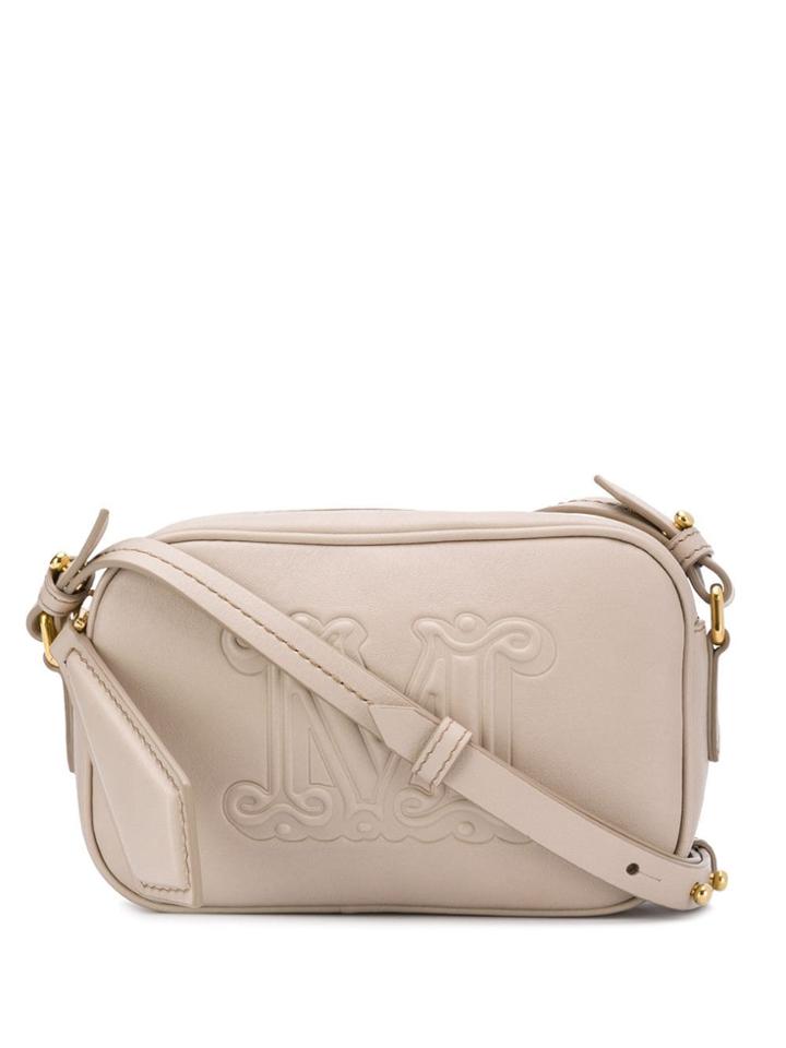 Max Mara Logo Embossed Mini Bag - Neutrals