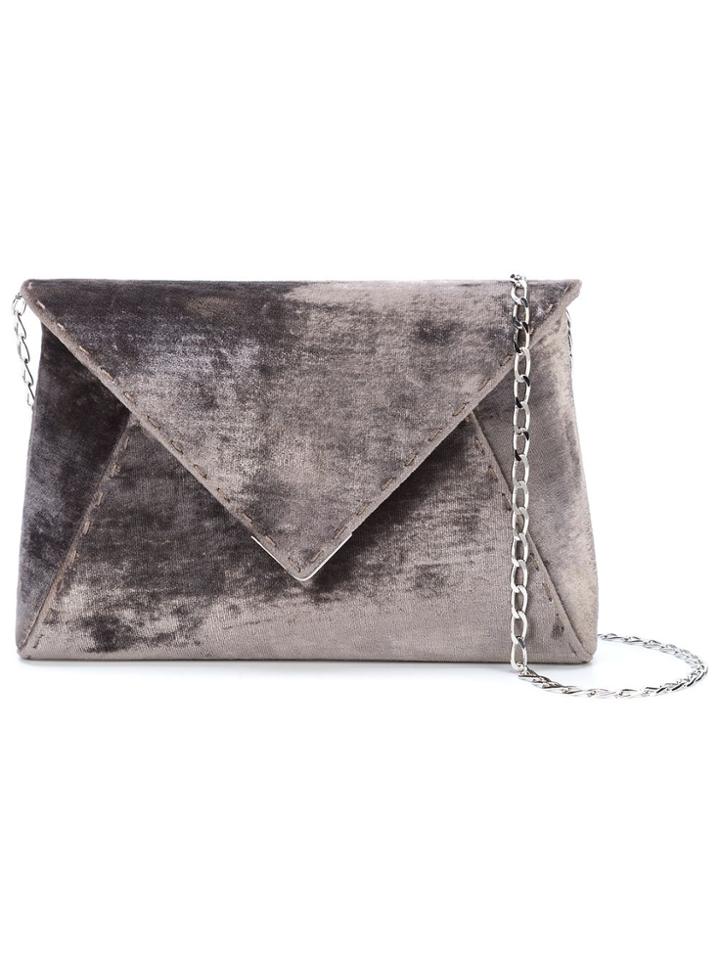 Tyler Ellis Lee Pouchet Small Clutch - Grey
