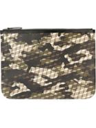 Pierre Hardy Camocube Clutch, Men's, Black, Leather