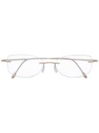 Silhouette Unframed Glasses - Metallic