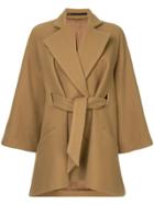 Muller Of Yoshiokubo Bias Cape Coat - Brown