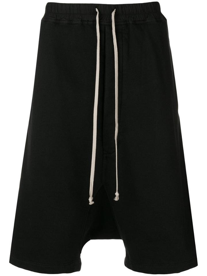 Rick Owens Drkshdw Drawstring Oversized Shorts - Black