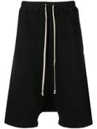 Rick Owens Drkshdw Drawstring Oversized Shorts - Black