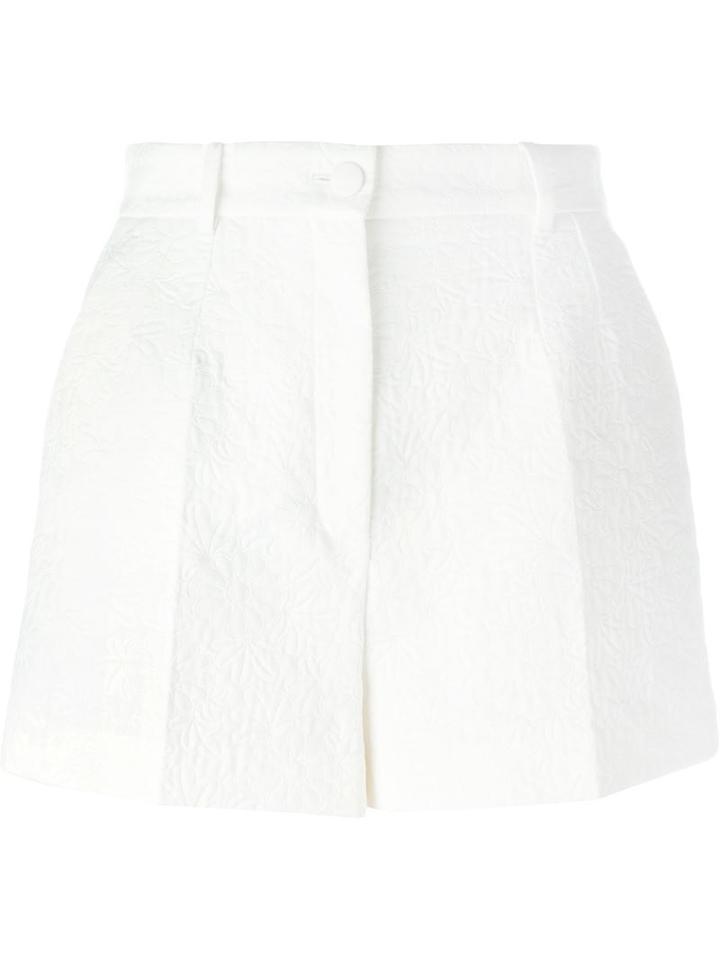 Dolce & Gabbana Daisy Embossed Shorts