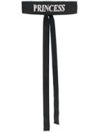 Dolce & Gabbana Princess Embellished Obi Belt - Black