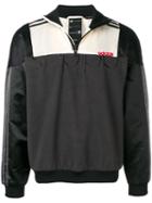 Adidas Originals By Alexander Wang Colour-block Zip Sweatshirt - Black