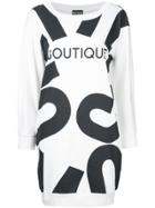 Boutique Moschino Boutique Print T-shirt Dress - White