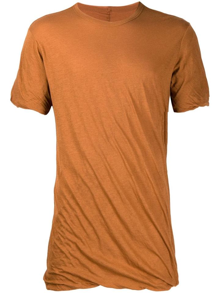 Rick Owens Double Draped T-shirt - Orange