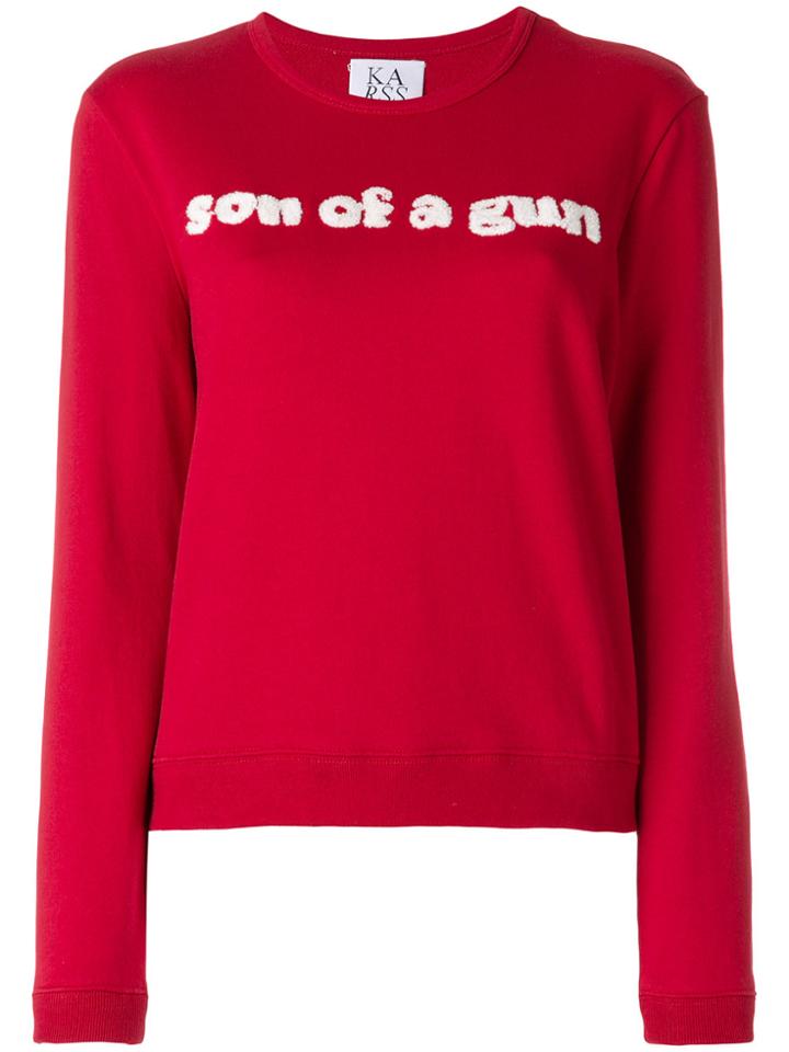 Zoe Karssen Son Of A Gun Sweater - Red