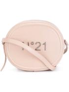 No21 Round Crossbody Bag, Women's, Pink/purple, Leather