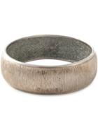 Chanel Pre-owned Textured Bangle - Metallic